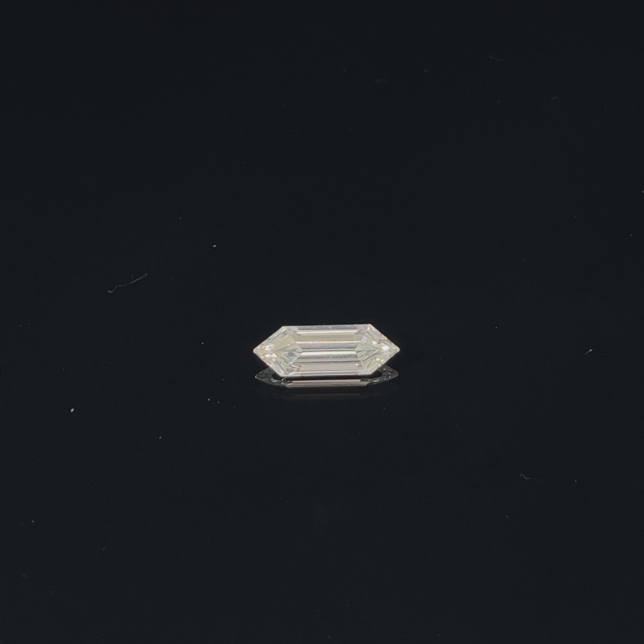 GIA Certified Hexagon Portrait Cut Diamond. Measuring 1.85cts is H in color VS2 in clarity.