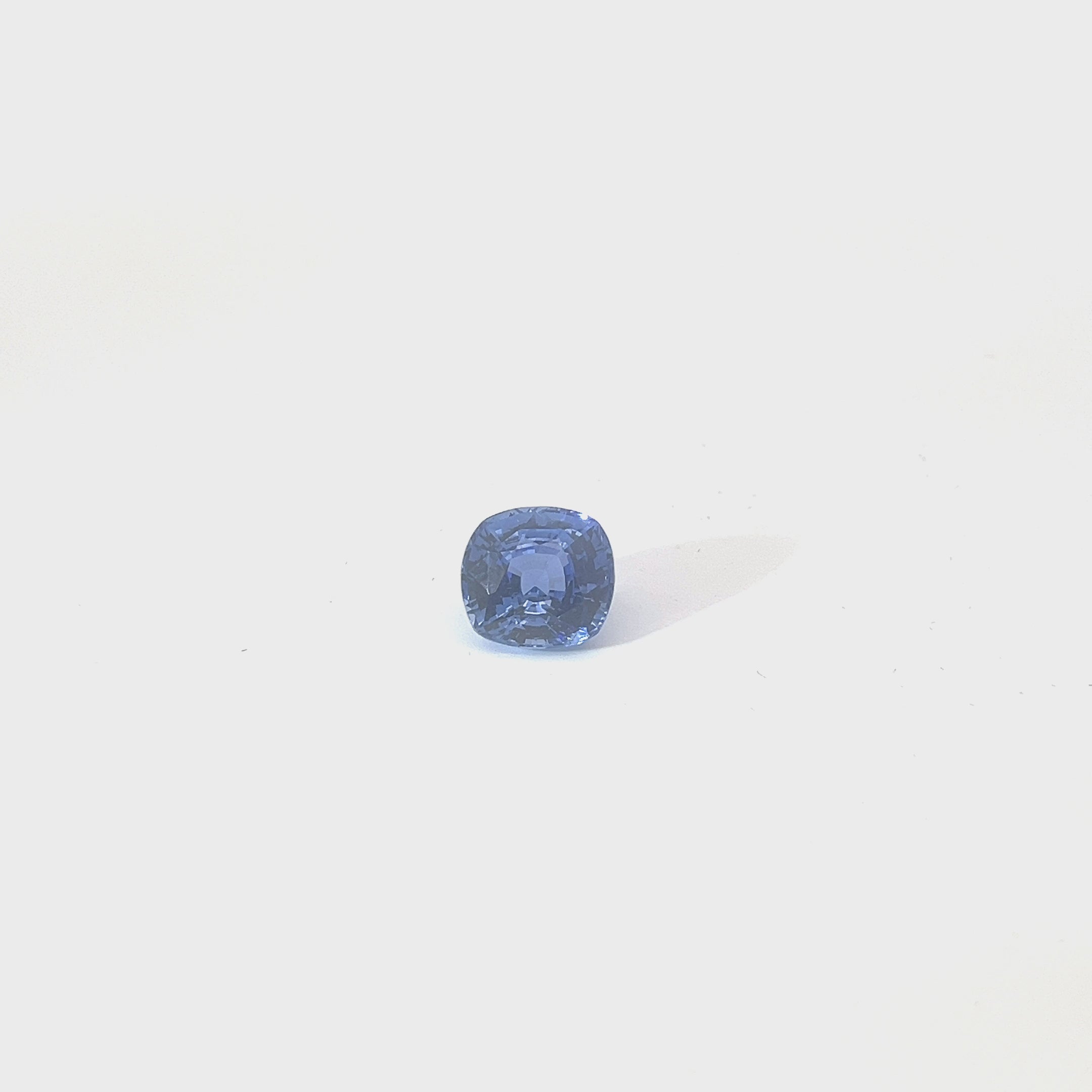 8.43CT BLUE SAPPHIRE TRANPARENT CUSHION GIA