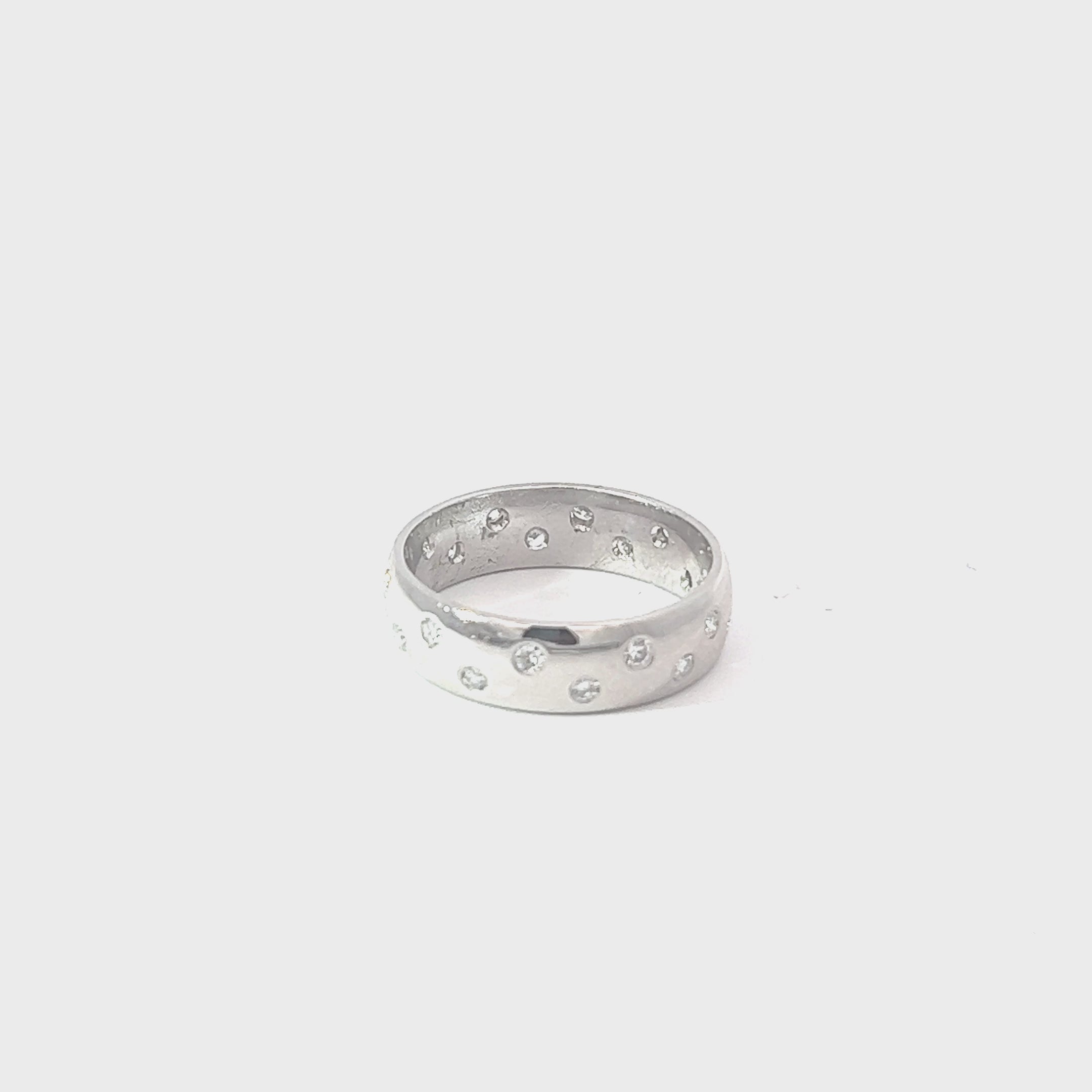 14k White Gold .40ct G VS2 Round Diamond Ring