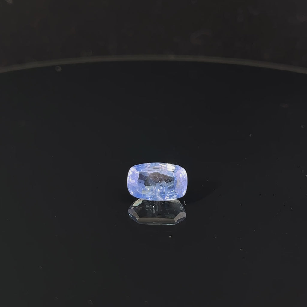 5.74ct Cushion Blue Sapphire Stone Certified By GIA#2233471132