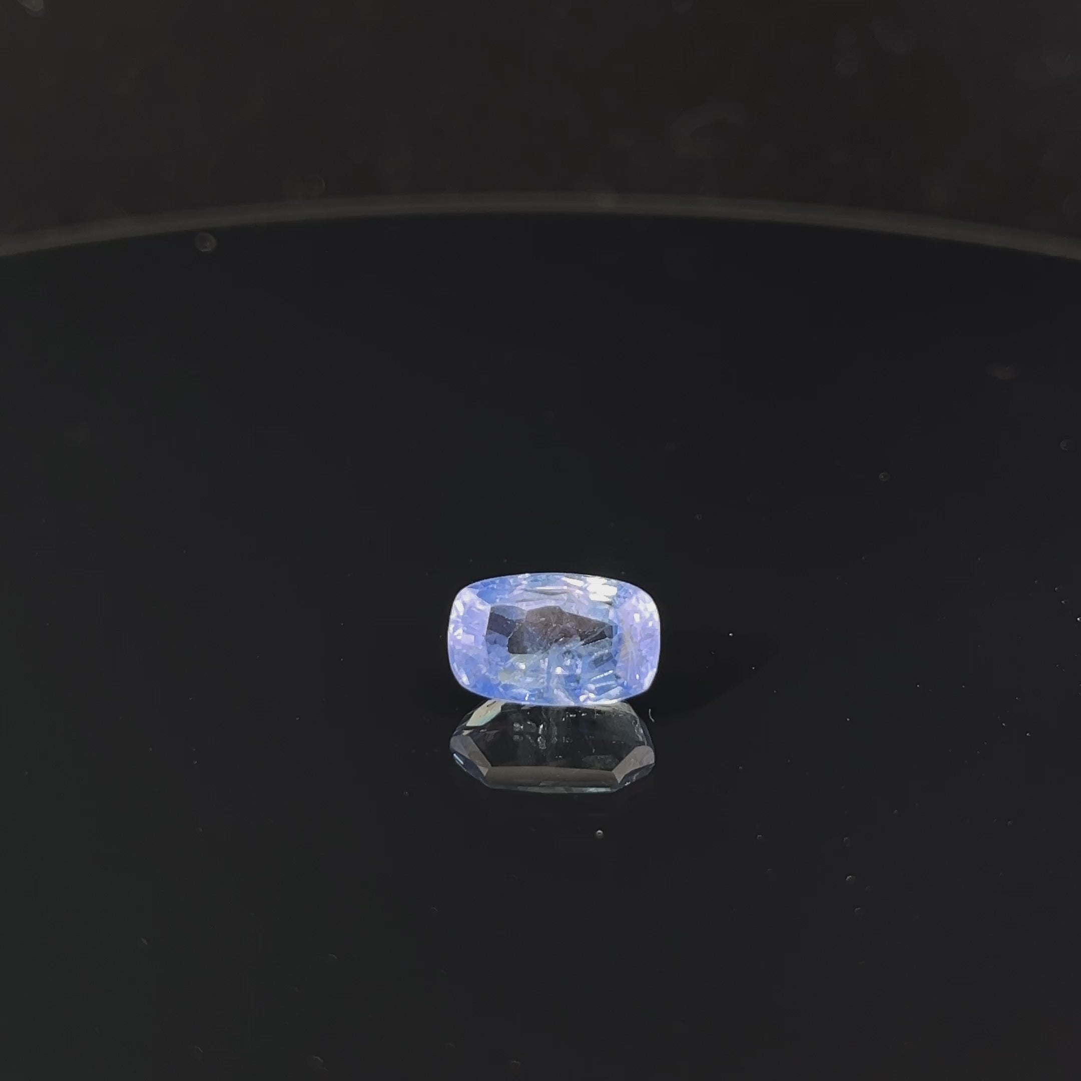 5.74ct Cushion Blue Sapphire Stone Certified By GIA#2233471132