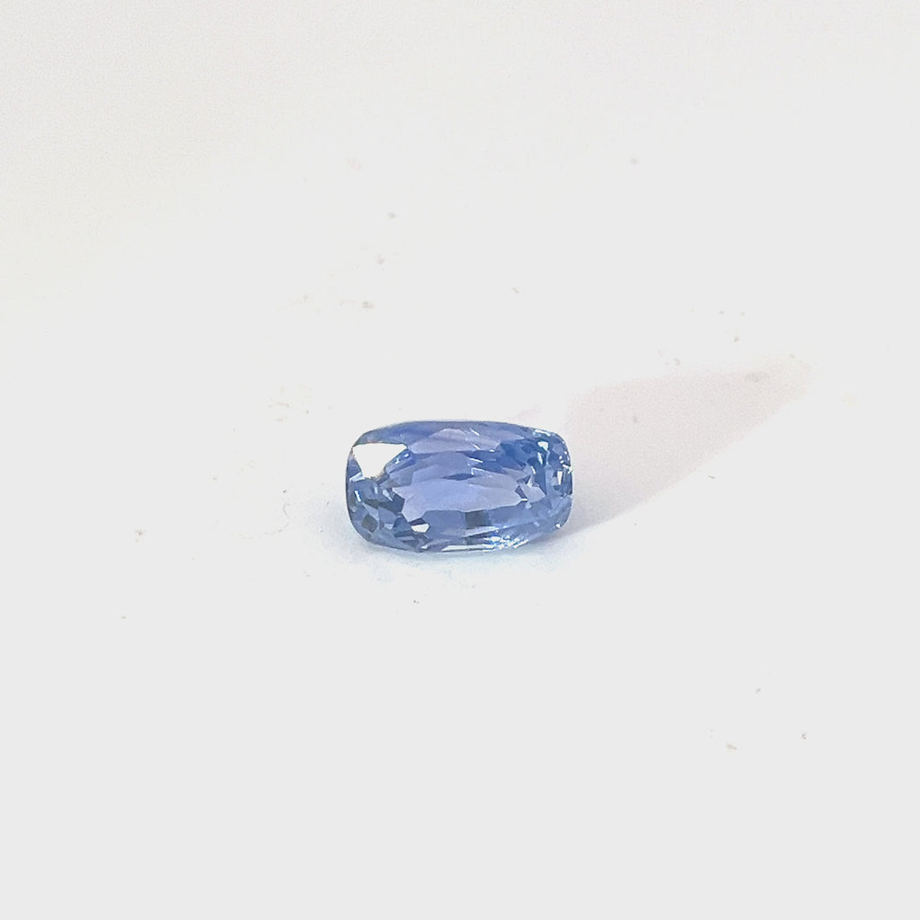 6.39ct Cushion Cut Blue Natural Sapphire