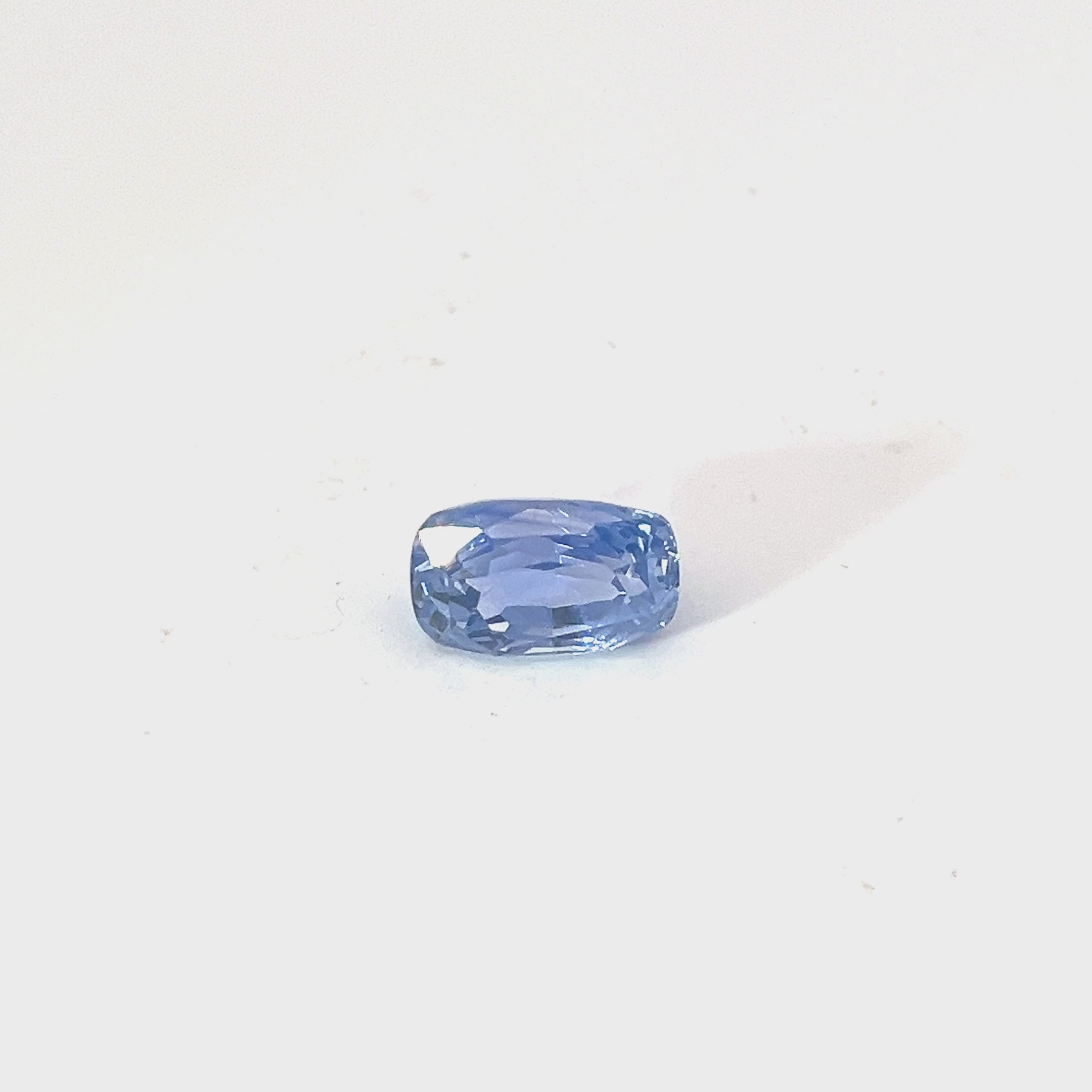 6.39ct Cushion Cut Blue Natural Sapphire