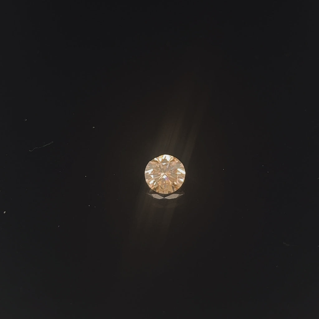 .99CT FANCY BROWN YELLOW ROUND DIAMOND GIA