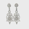 Ladies 18k white gold Diamond Chandelier Earrings