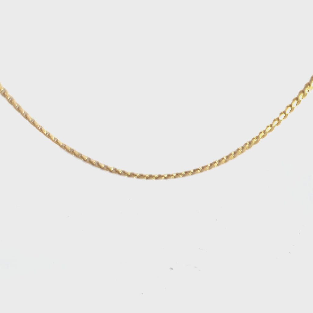 14k Yellow Gold 10 Gram Vintage Chain 2 mm 20"inch