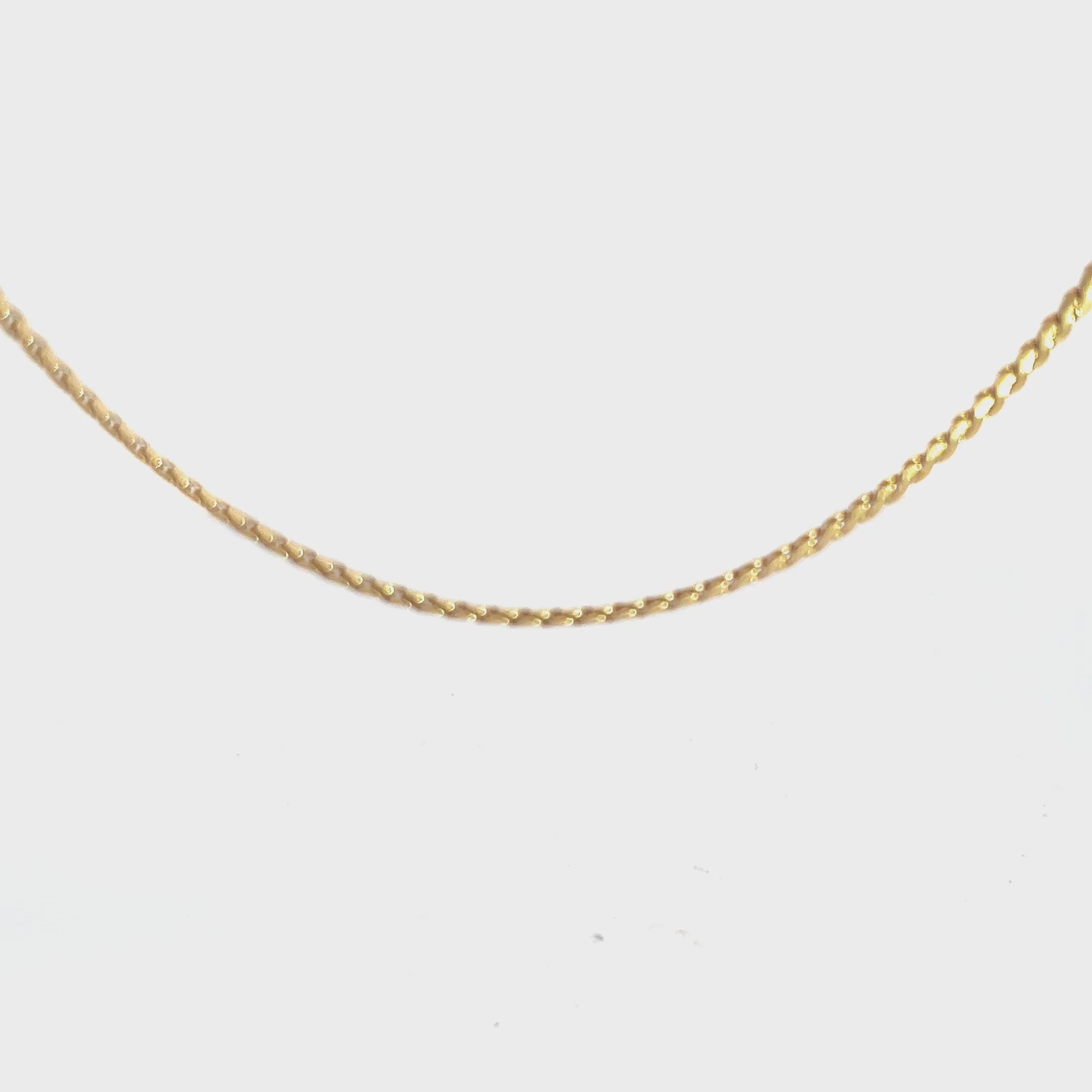 14k Yellow Gold 10 Gram Vintage Chain 2 mm 20"inch