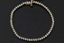 Load image into Gallery viewer, Ladies 18k Yellow Gold Diamond Tennis Bracelet