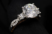 Load image into Gallery viewer, Ladies 18k Rose Gold Diamond Engagement ring