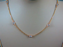 Load image into Gallery viewer, Ladies 14k Yellow Gold Diamonds by the yard necklace