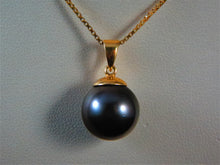 Load image into Gallery viewer, Ladies 18k Yellow Gold Tahitian Pearl Necklace