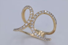 Load image into Gallery viewer, Ladies 14k Yellow Gold Diamond ring