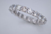 Load image into Gallery viewer, Ladies 14k White Gold Diamond Eternity Ring
